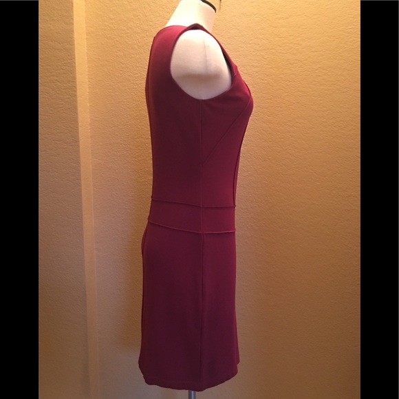 BCBGMaxAzria-Cranberry Sleeveless Jersey Dress - Picture 2 of 7